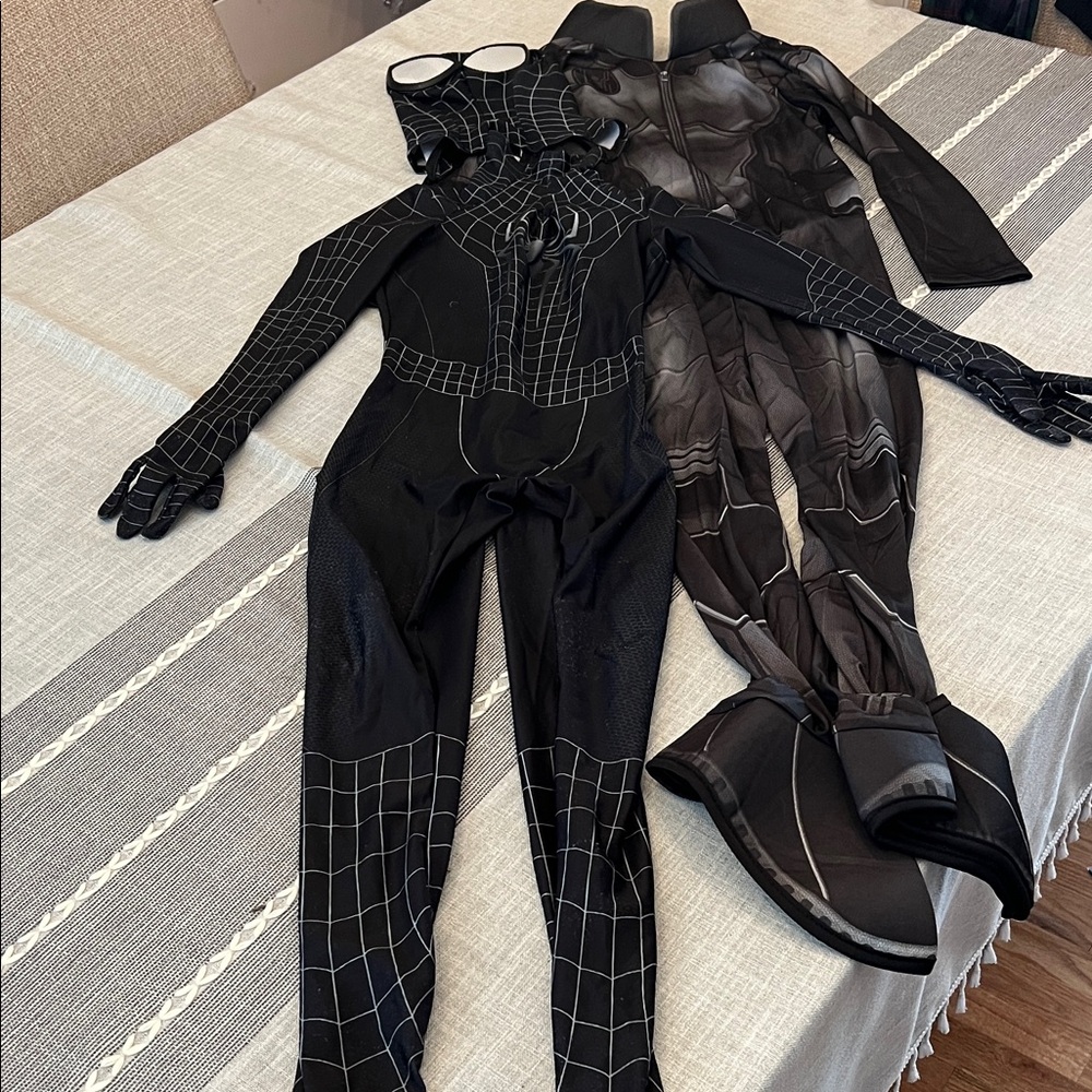 Black Spider Web Costume Set